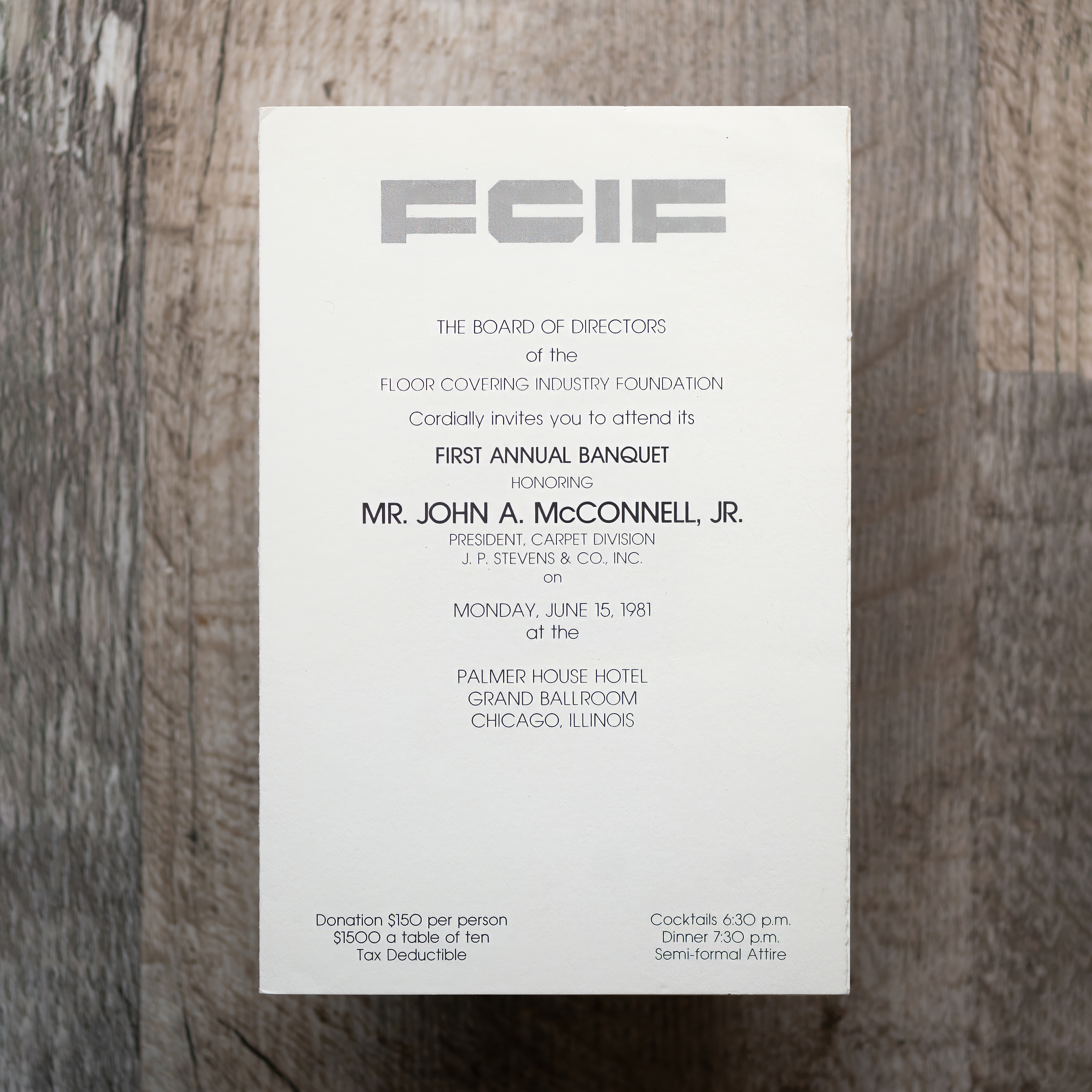 First Gala Invites